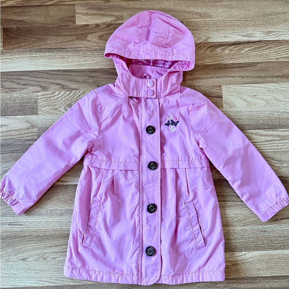 NWOT  Topolino girls cotton spring parka Eu 110 Us XS-5T